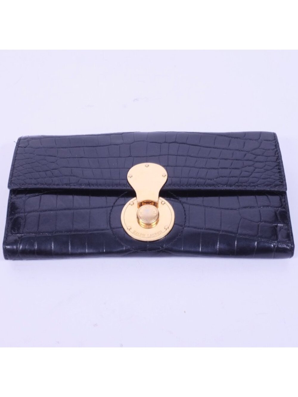 Ralph Lauren Purple Label Collection Cooper wallet purse alligator crocodile